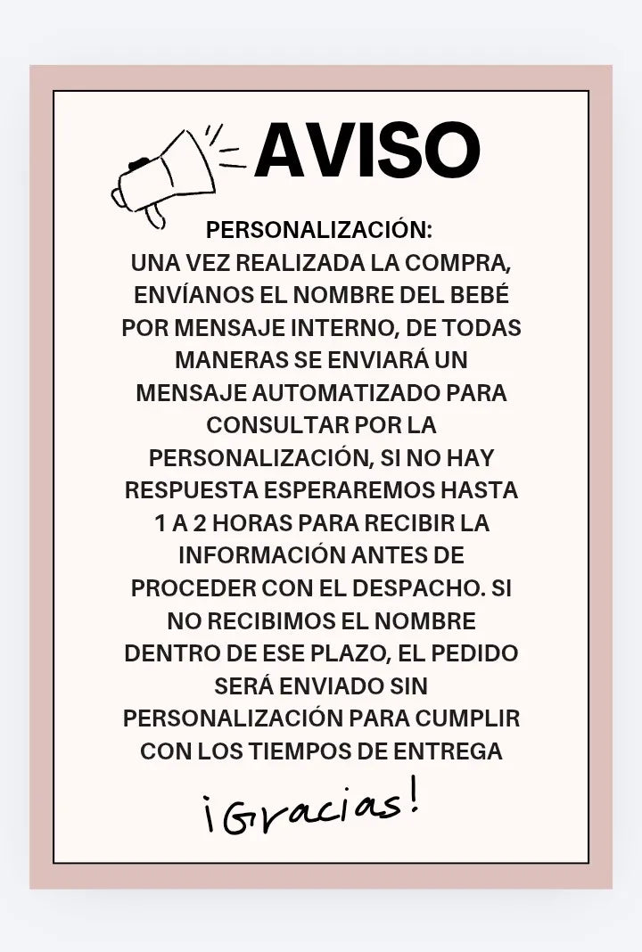 Enterito Bebé Plush 3 piezas U. De Chile Personalizado