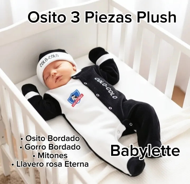 Enterito Plush 3 piezas Bebé Personalizado COLO- COLO  NIÑO