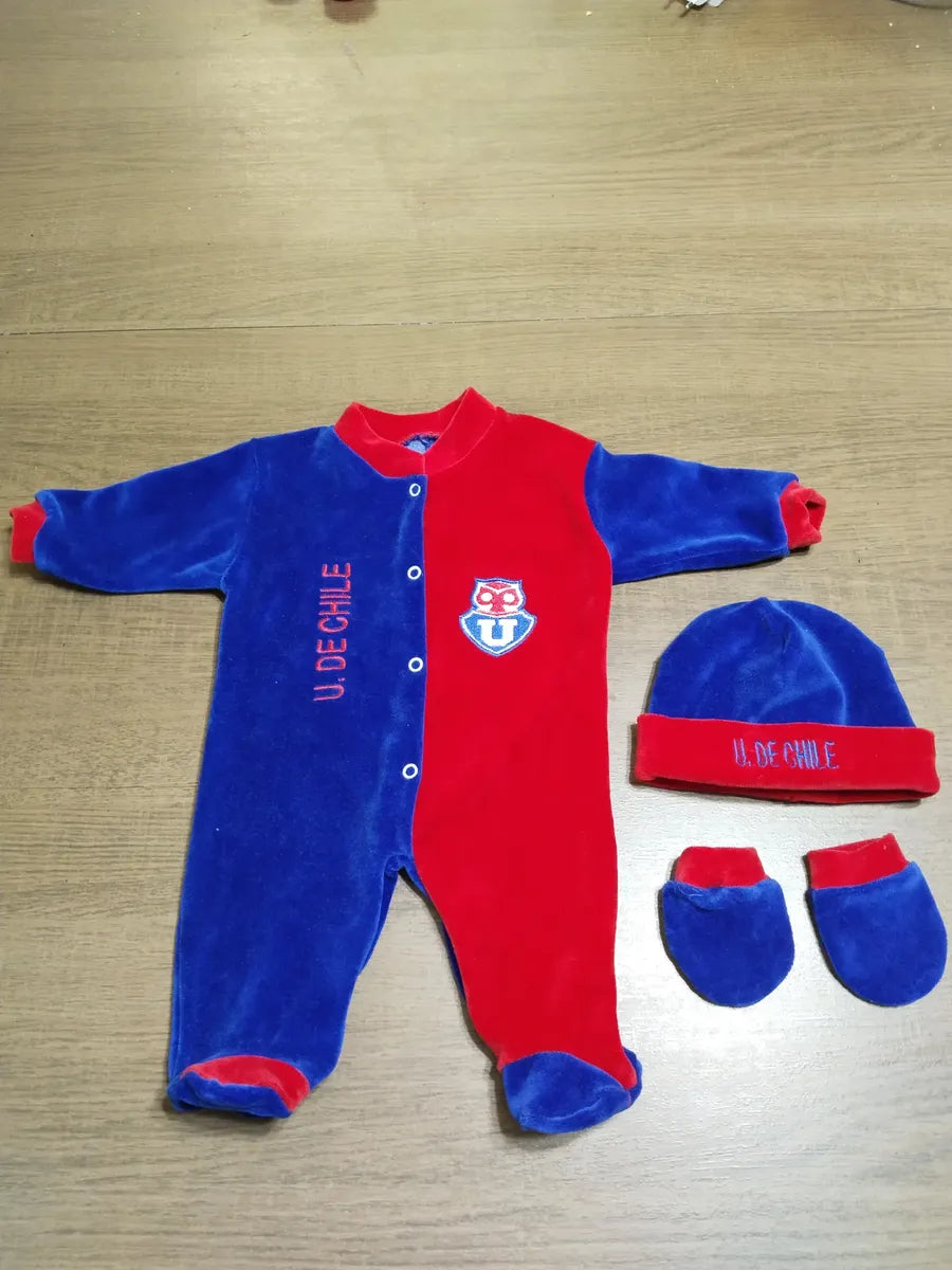 Enterito Bebé Plush 3 piezas U. De Chile Personalizado