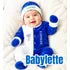 Enterito Bebé Plush 3 piezas U Católica Personalizado 0-3 meses