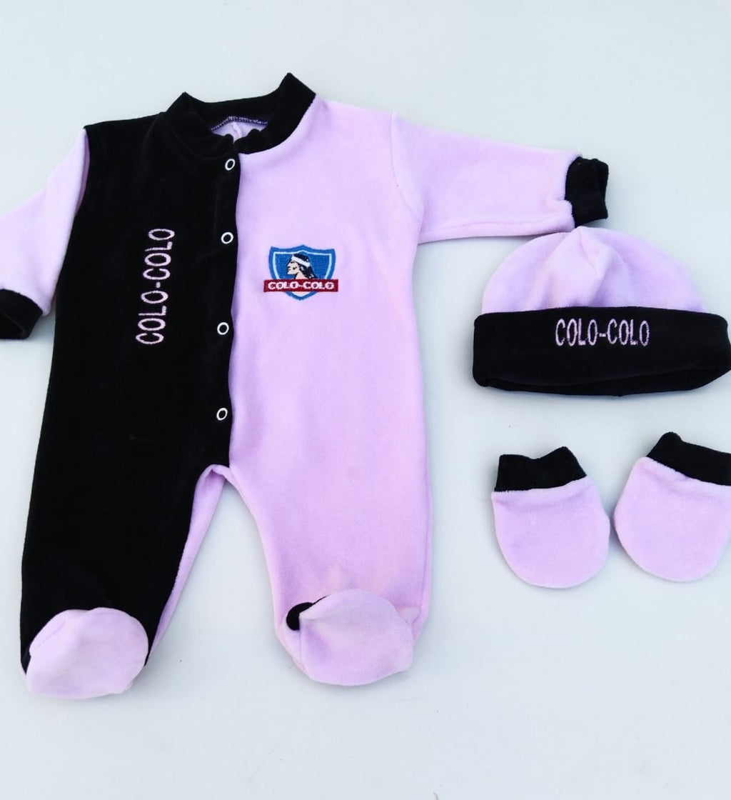 Enterito Plush Bebé Personalizado  Colo Colo niña