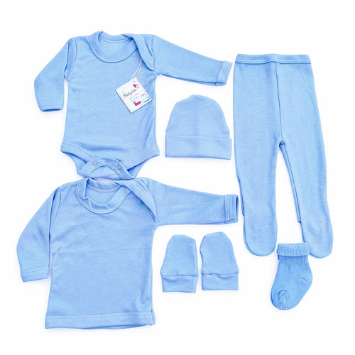 Ajuar Bebé Niño 18 Piezas 0-3 Meses 100% Algodón Babylette