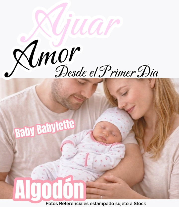 Ajuar Conjunto De Bebé Niña 21 Piezas 0-3 Meses Babylette
