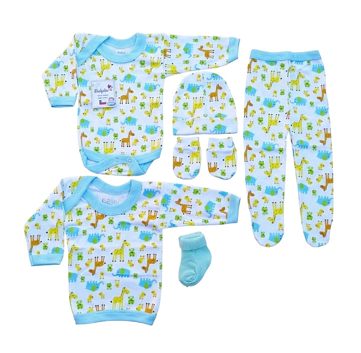 Ajuar Bebé Niño 18 Piezas 0-3 Meses 100% Algodón Babylette