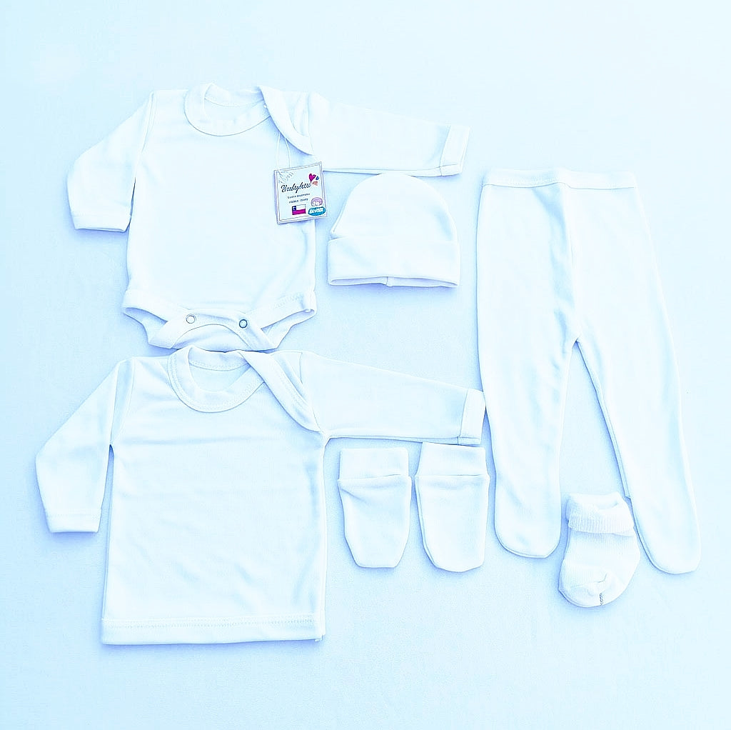 Ajuar Bebé Niño 18 Piezas 0-3 Meses 100% Algodón Babylette