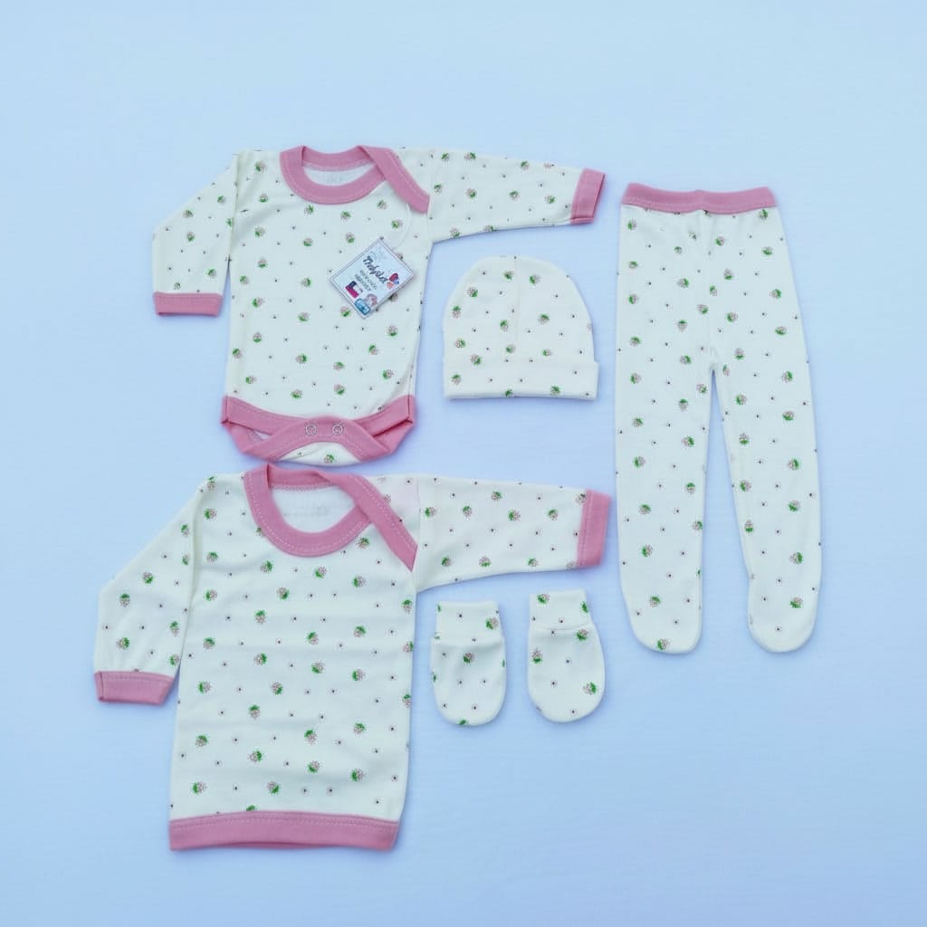 Ajuar Bebé Niña 18 Piezas 0-3 Meses 100% Algodón Babylette